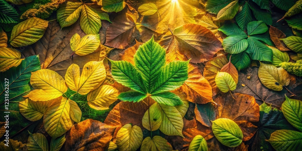 High-resolution aerial drone shot of autumn foliage; vibrant green and brown leaf patterns create a stunning natural wallpaper. High-resolution aerial drone shot of autumn foliage; vibrant green and brown leaf patterns create a stunning natural wallpaper.