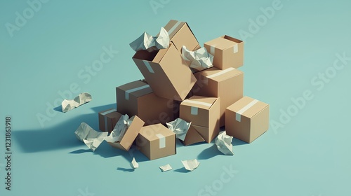 Discarded Packaging and Paper Waste: The Reality of Environmental Pollution















