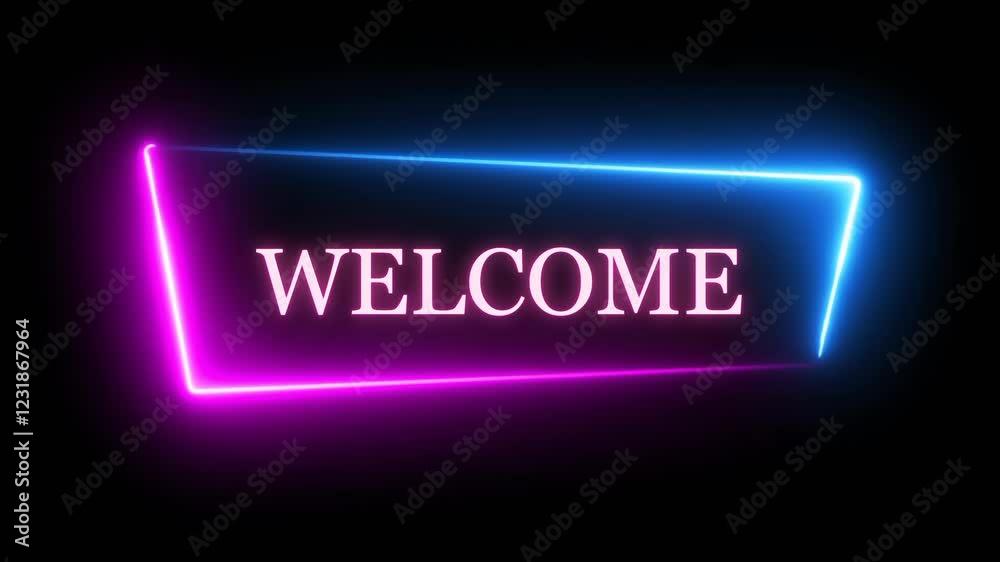 futuristic welcome intro video, modern intro animation, sleek motion graphics, digital welcome video,