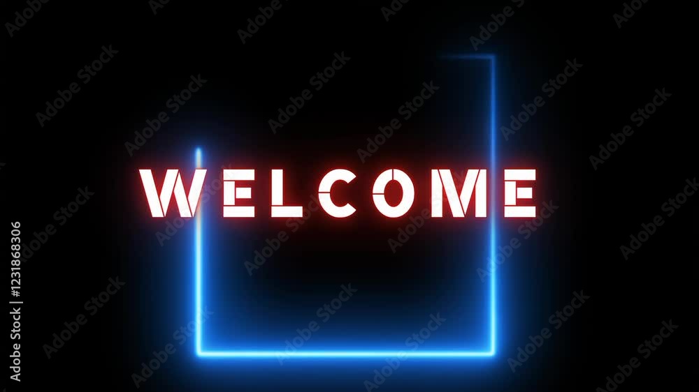 welcome intro video, modern intro animation, sleek motion graphics, digital welcome video, vibrant futuristic intro, cinematic intro animation,