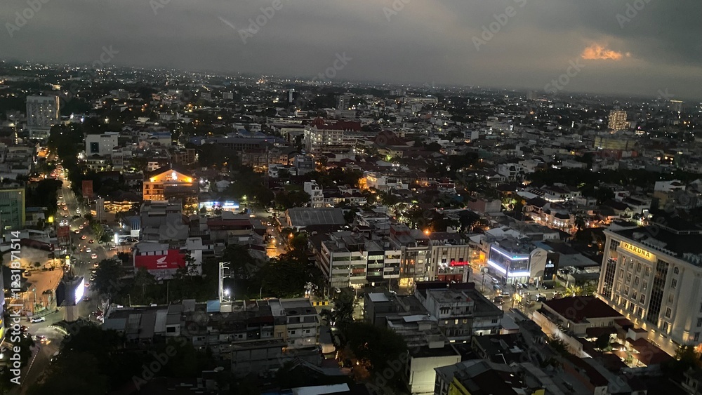 Obraz premium view of the city