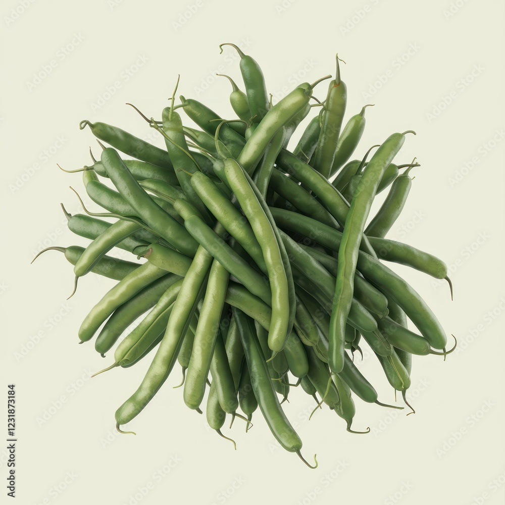 a green beans isolated on white background a green beans isolated on white background