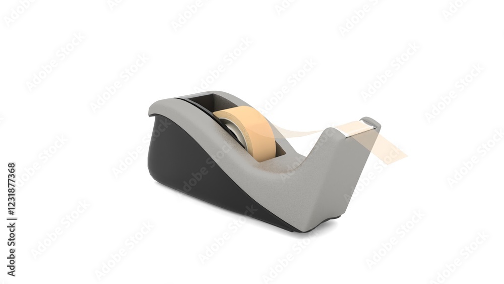 tape dispenser on white background tape dispenser on white background
