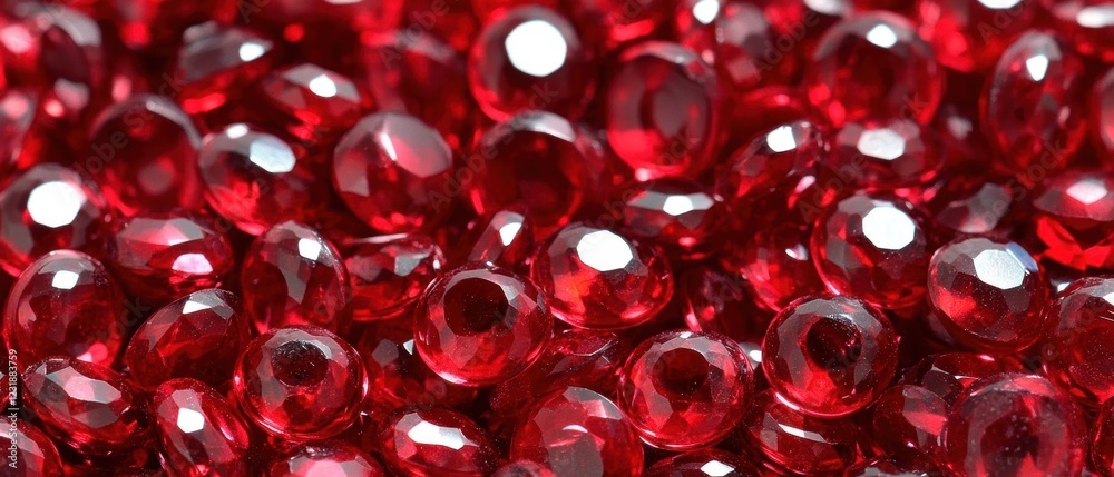 Assortment of Brilliant Red Gems Encrusted with Dazzling Cuts Reflecting Light in a Stunning Display of Vibrancy Assortment of Brilliant Red Gems Encrusted with Dazzling Cuts Reflecting Light in a Stunning Display of Vibrancy
