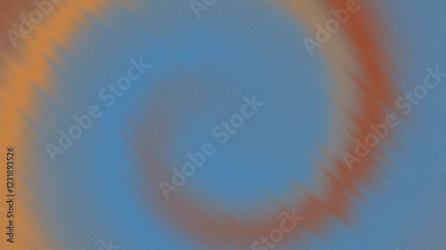 An abstract swirl of blue and orange hues, creating a sense of movement and fluidity.