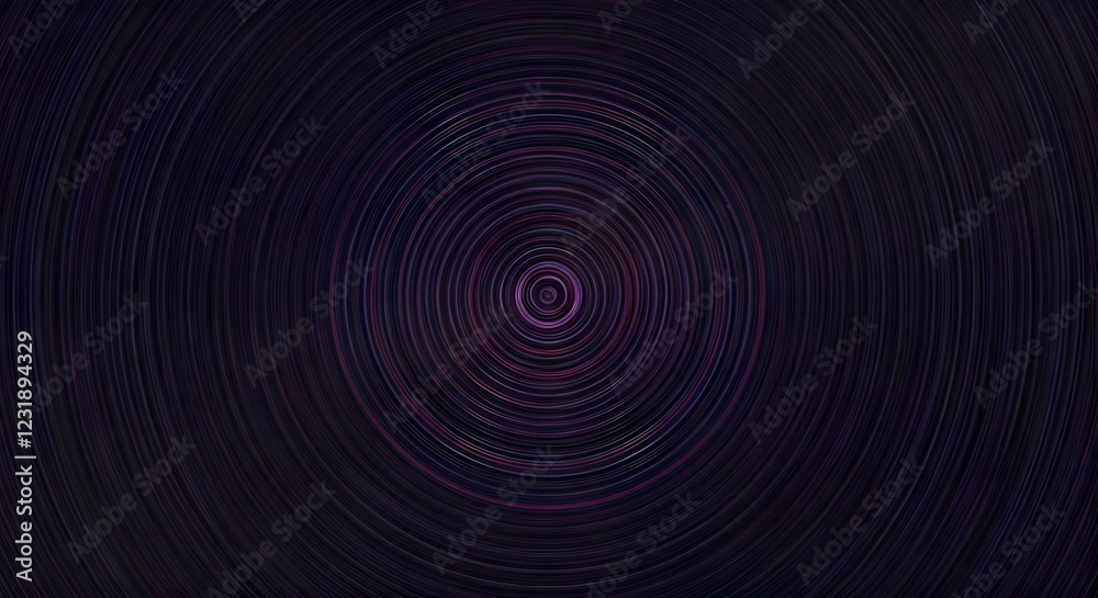 Obraz premium Circular gradient patterns in neon shades resembling a cosmic burst of energy, Ai Generated