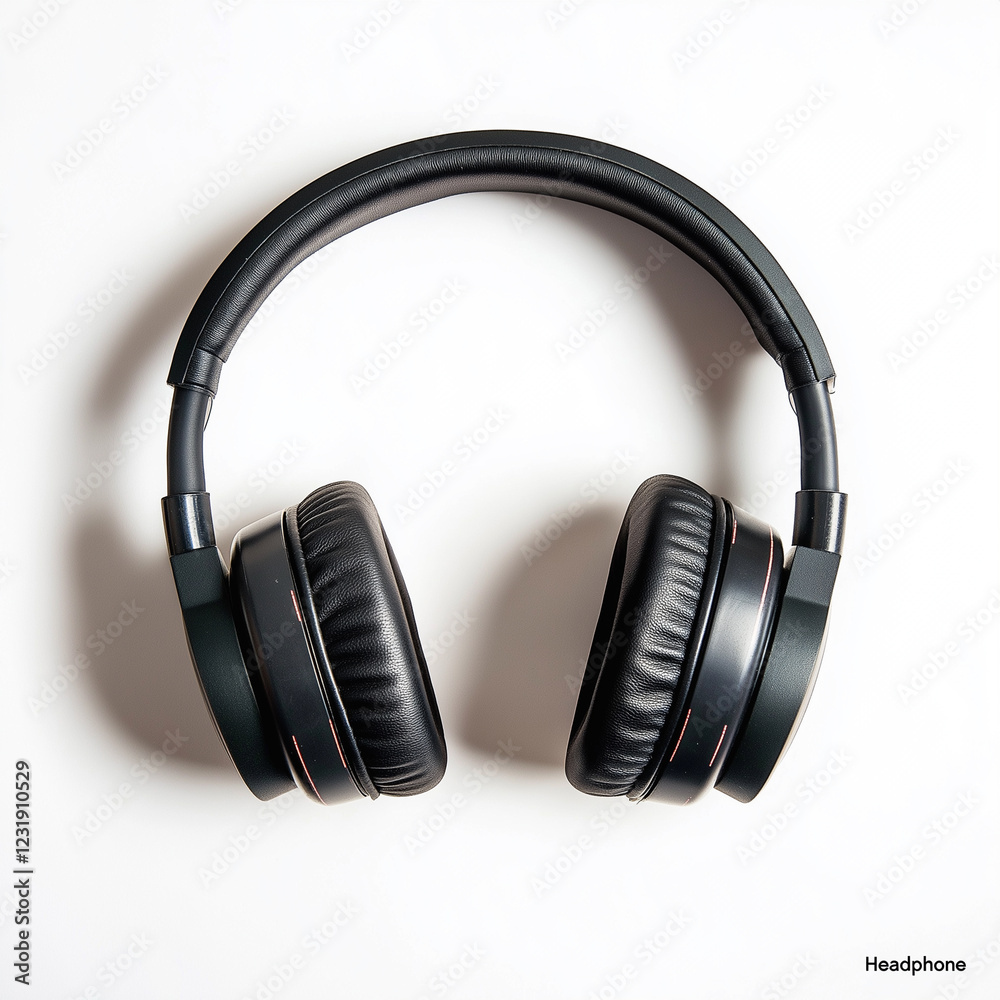 Headphone Isolated on white Background Headphone Isolated on white Background