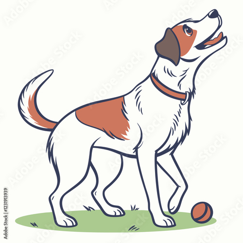 illustration of a dog