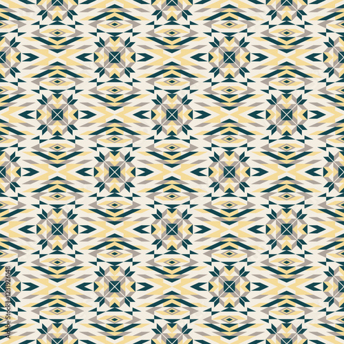 American tribal ethnic native pattern seamless.Traditional Navajo,Aztec,Apache,Southwest and Mexican style fabric pattern.Abstract vector motif pattern.For fabric,clothing,blanket,woven,wrap,decorate.