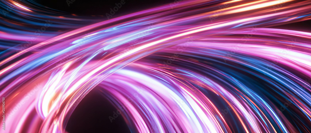 Swirling light spirals create a dynamic vortex effect with clear area for logo placement Swirling light spirals create a dynamic vortex effect with clear area for logo placement