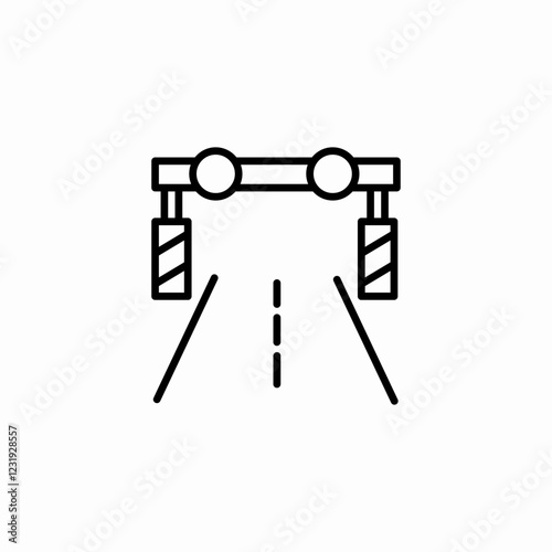 road traffic directions icon sign vector