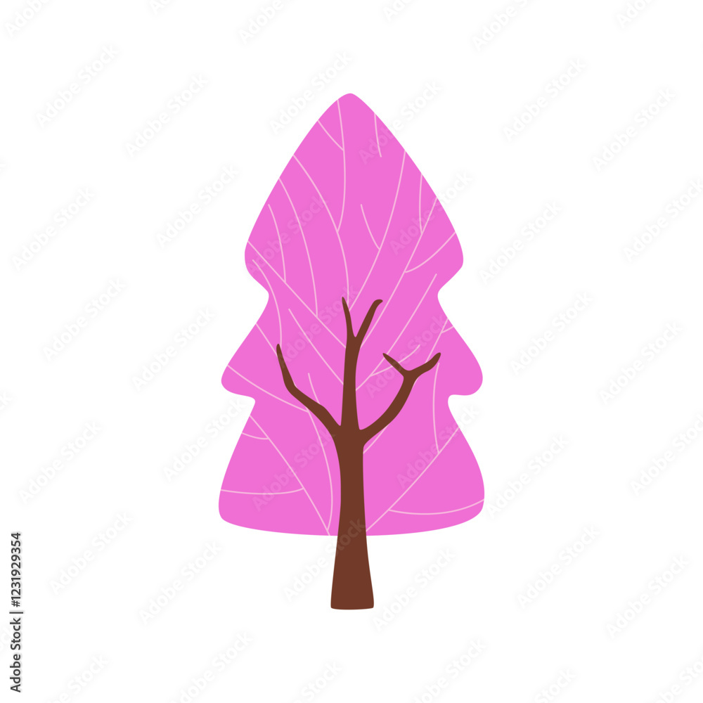 Fototapeta premium Blossom Tree Illustration