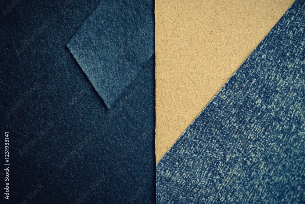 Fototapeta premium A close-up view of a pair of blue jeans with details on the fabric, stitching and texture