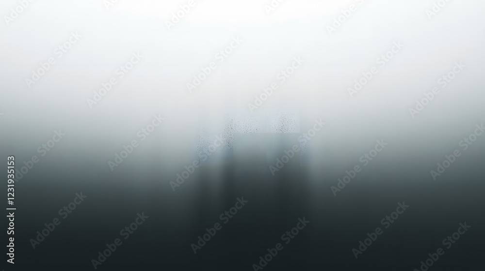 Fototapeta premium A foggy landscape with a mysterious atmosphere.