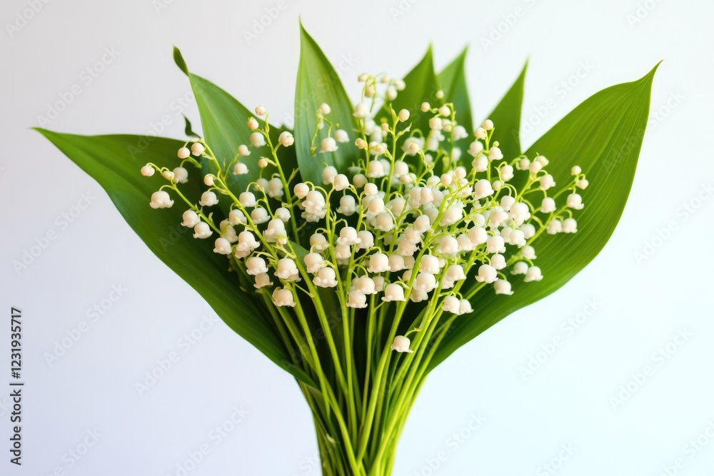 Fototapeta premium A beautiful vase filled with many white flowers