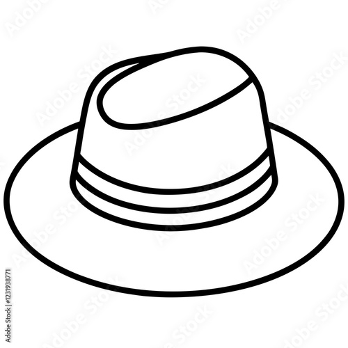 Stylish Hat Illustrations Fashion Vector Set