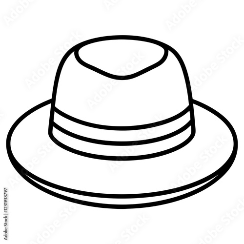 Stylish Hat Illustrations Fashion Vector Set