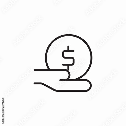 financial insurance icon sign vector