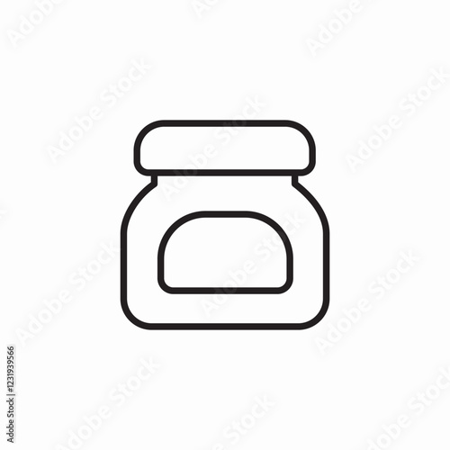 jar container icon sign vector