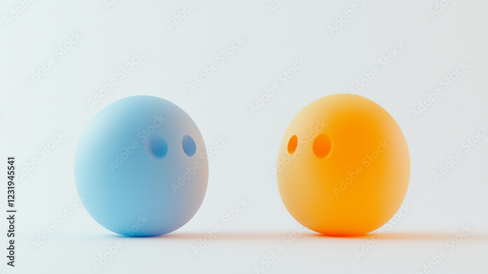 3Dチャットバブルで表現された対話とコミュニケーション 3Dチャットバブルで表現された対話とコミュニケーション