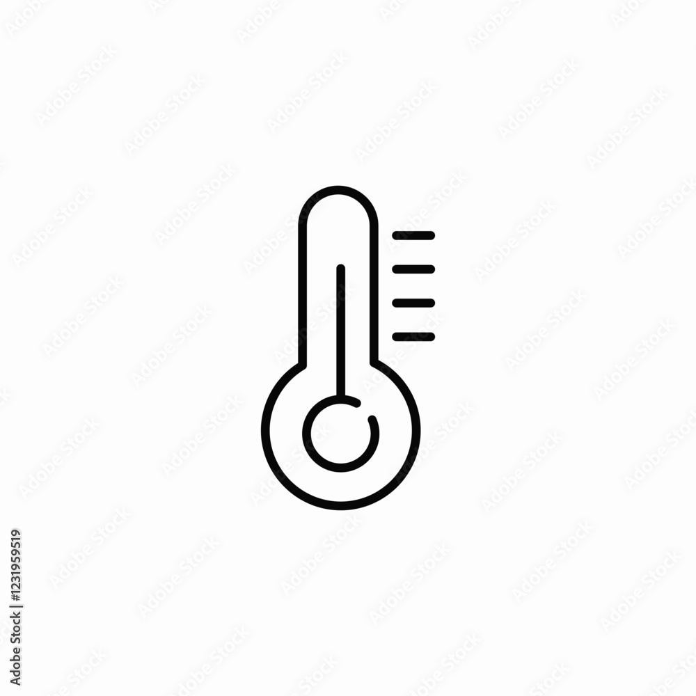 warm temperature icon sign vector warm temperature icon sign vector