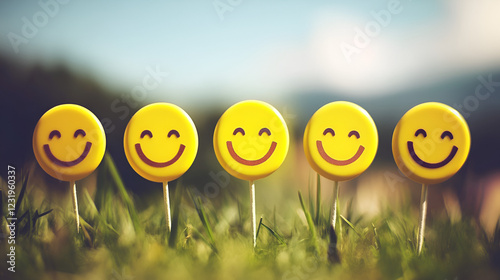 happy and positive people in a positive surrounding


