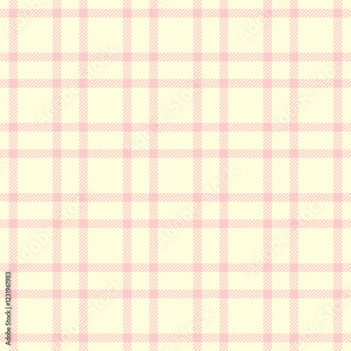 Elegant pastel pink and cream plaid pattern.  Perfect for textile design, website backgrounds, scrapbooking, or stationery.