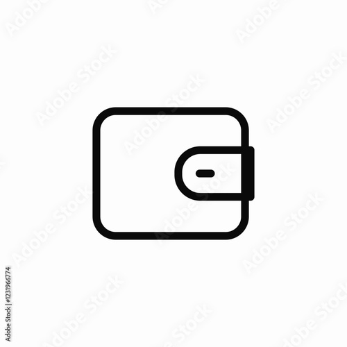 cash wrap wallet icon sign vector