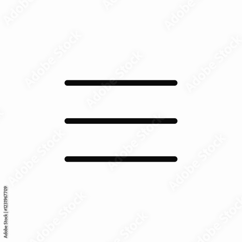 equal paragraph icon sign vector