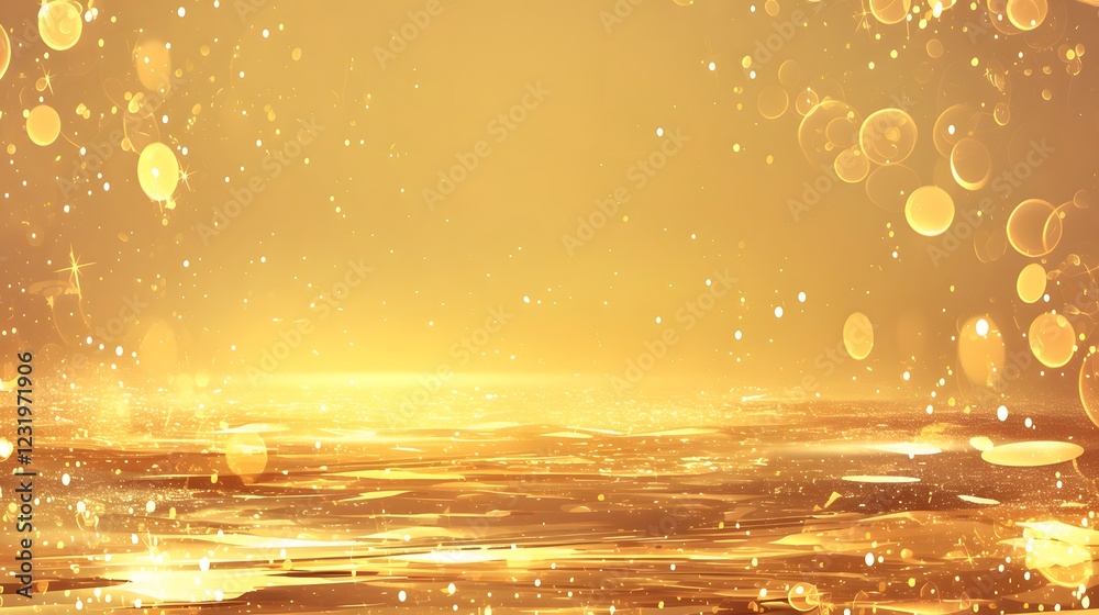 Shiny golden glitter background with a radiant and festive appearance