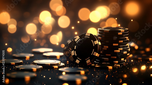 Golden Gamble A Close-Up Look at High-Roller Poker Chips
