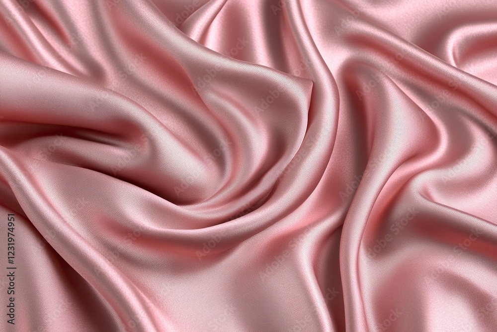 Elegant Draped Pink Silk: A Luxurious and Smooth Textile Elegant Draped Pink Silk: A Luxurious and Smooth Textile