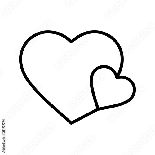 Heart Vector icon