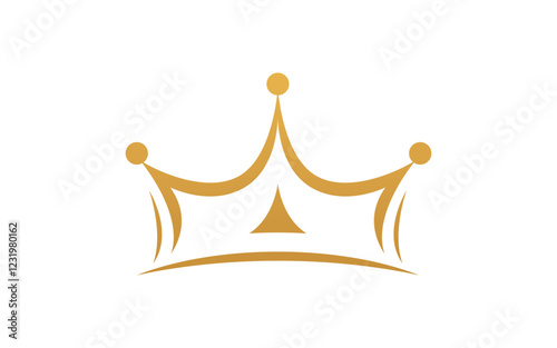 Crown of king Logo Template vector icon