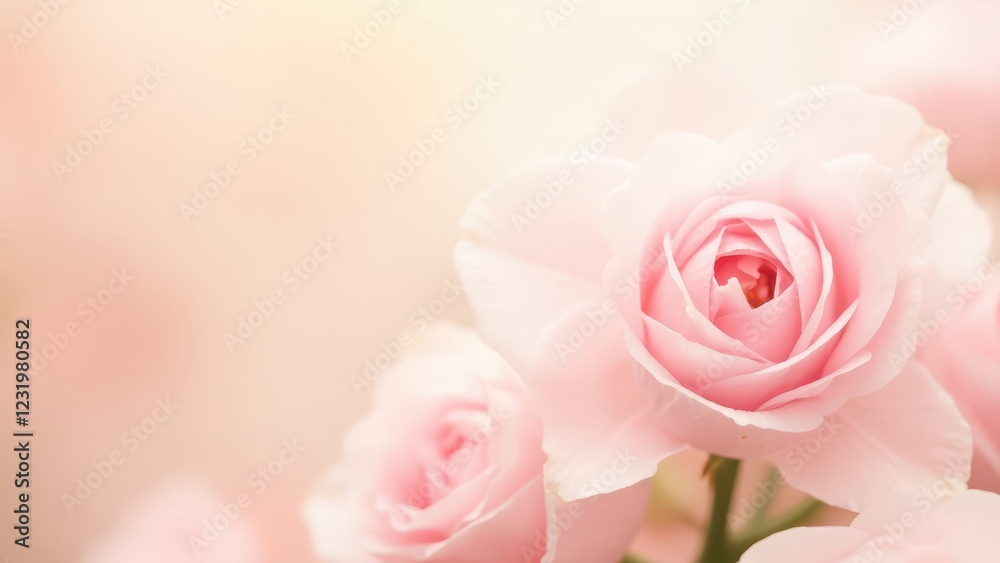 Fototapeta premium Close-up Pink rose petal sweet and smoot background for valentine's day.v