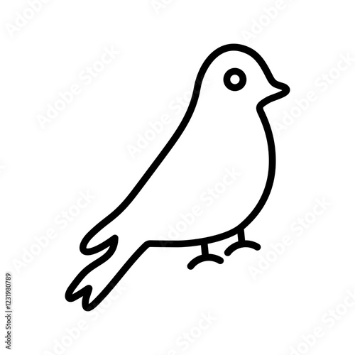 Sparrow Vector Icon