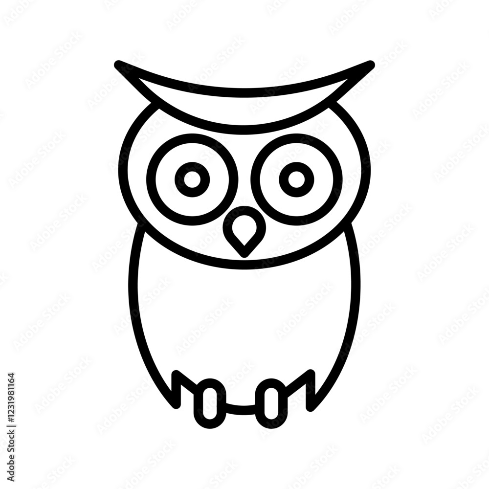Obraz premium Owl Vector Icon