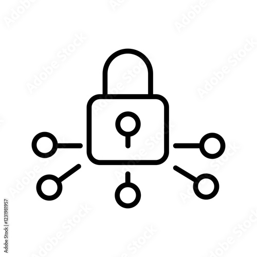 Cyber Attack Vector Icon