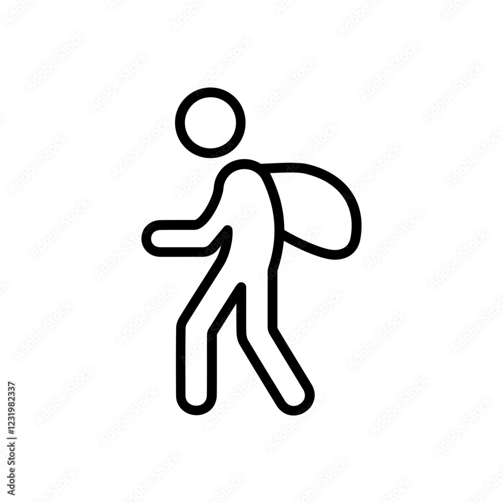 Refugee Vector Icon