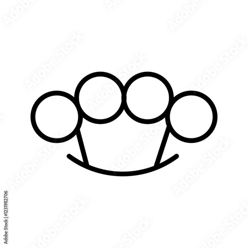 Knuckle Duster Vector Icon