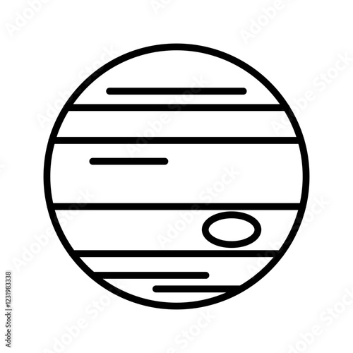 Jupiter Vector Icon