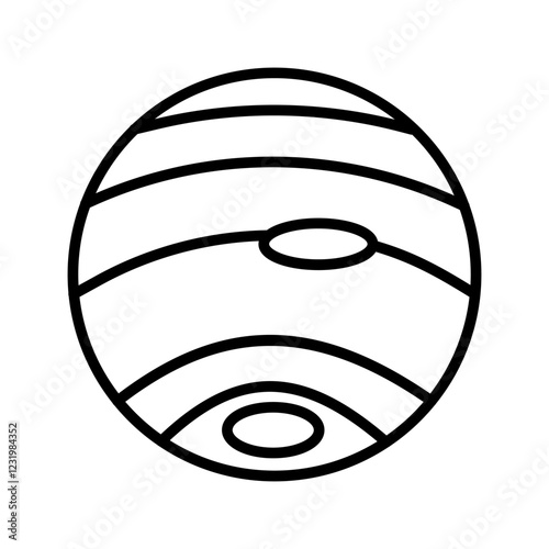 Neptune Vector Icon