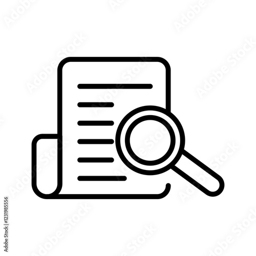 Crime Report Vector Icon