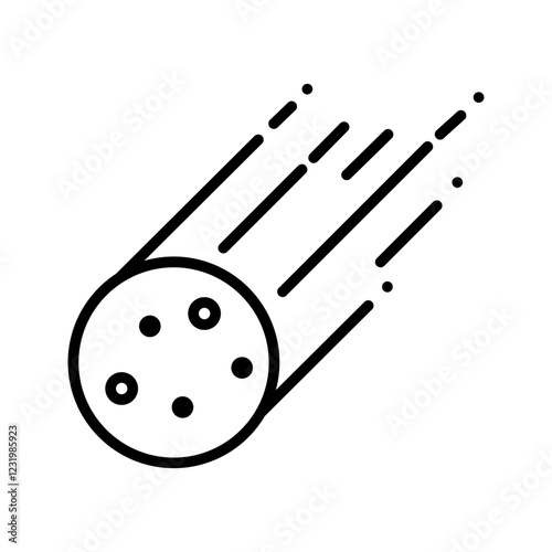Asteroid Vector Icon