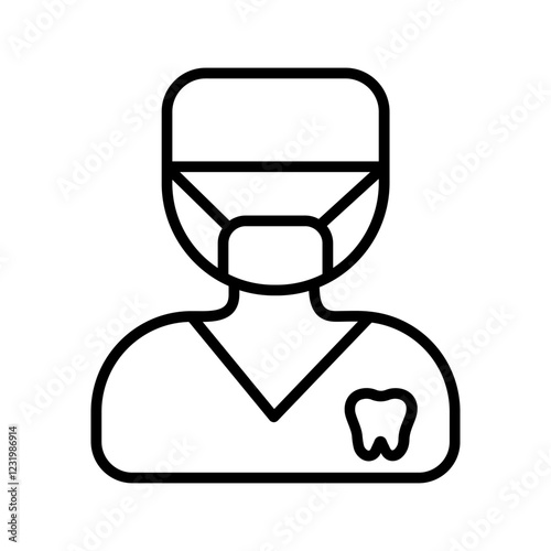 Orthodontist Vector Icon