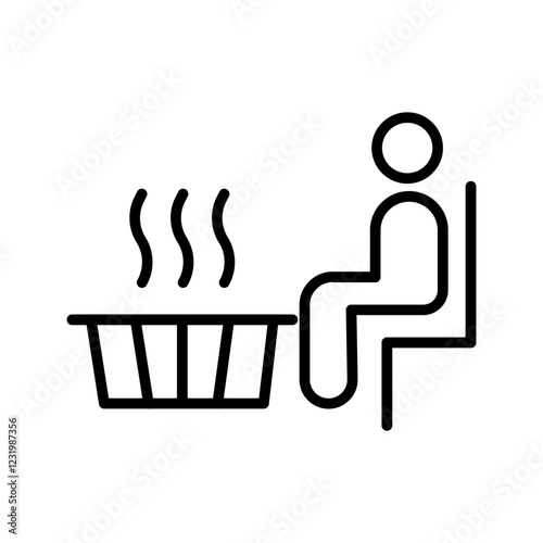 Steam Room Vector Icon