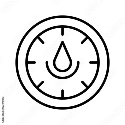 Barometer Vector Icon
