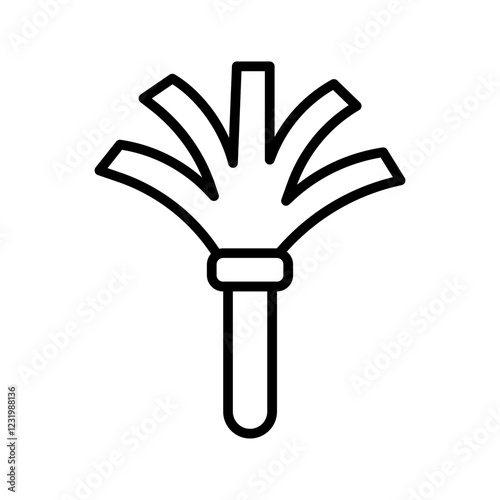 Feather Duster Vector Icon