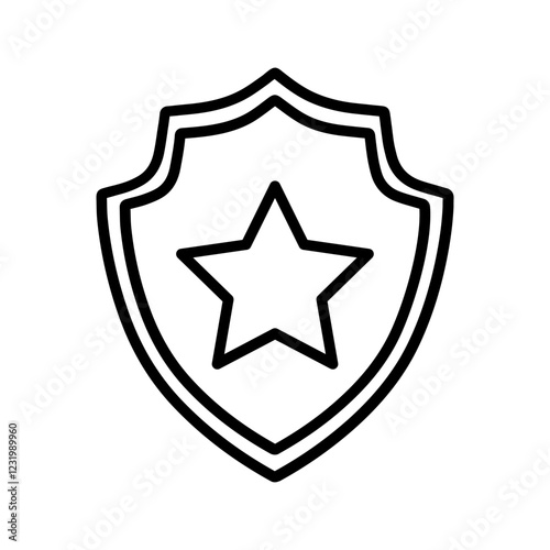 Security Badge Vector Icon