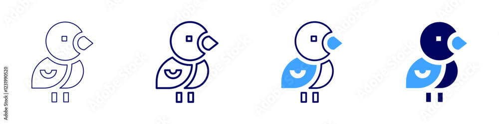 Bird activity icon in 4 different styles. Thin Line, Line, Bold, and Bold Line. Duotone style. Editable stroke Bird activity icon in 4 different styles. Thin Line, Line, Bold, and Bold Line. Duotone style. Editable stroke